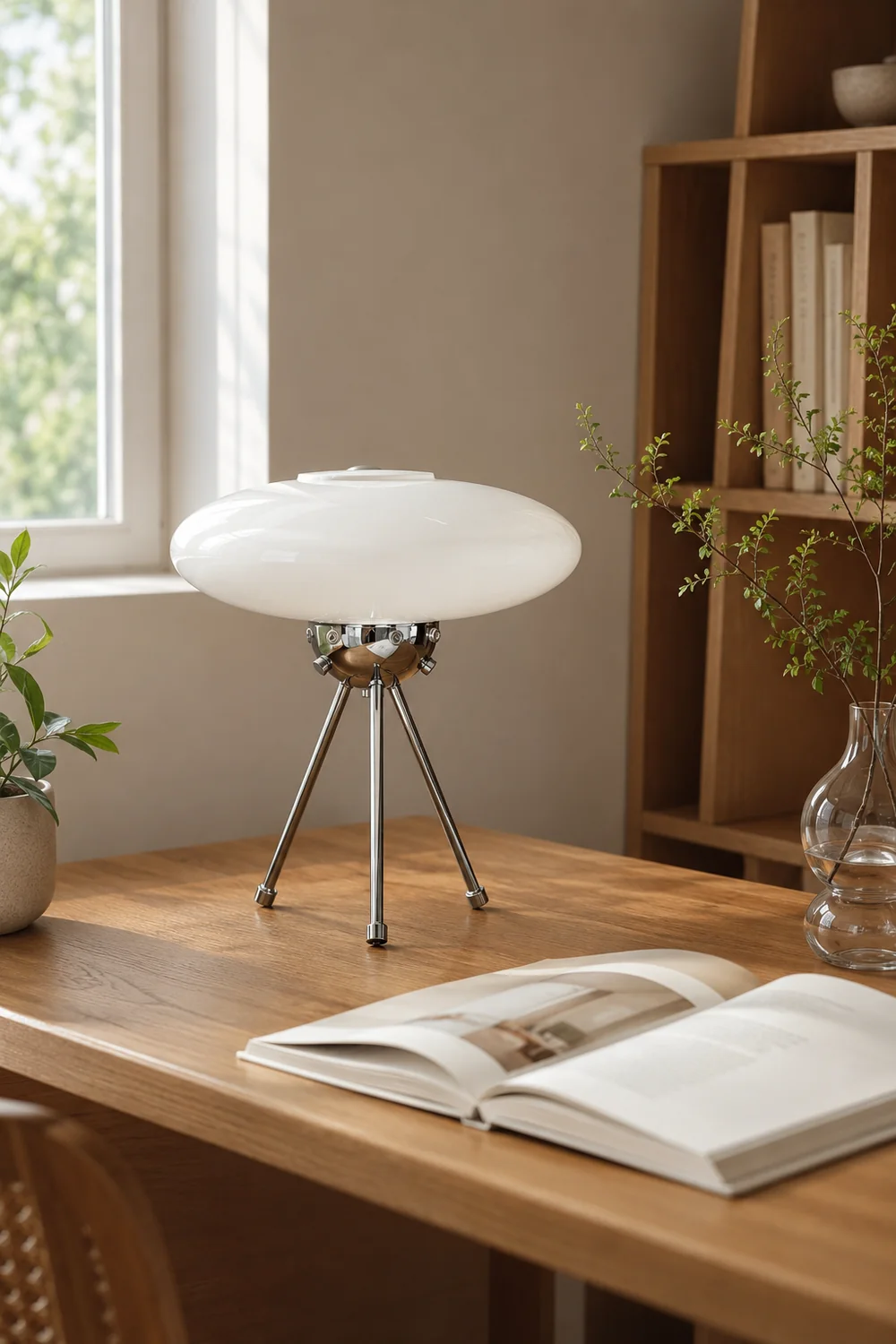Glass UFO Table Lamp - Lumpaz