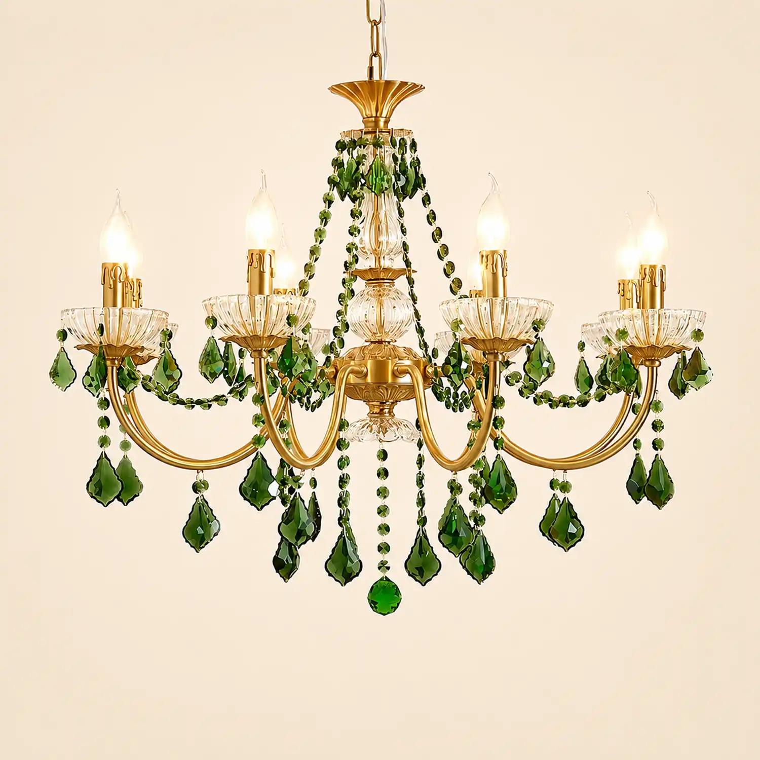 Magdalena Brass Chandelier - Lumpaz