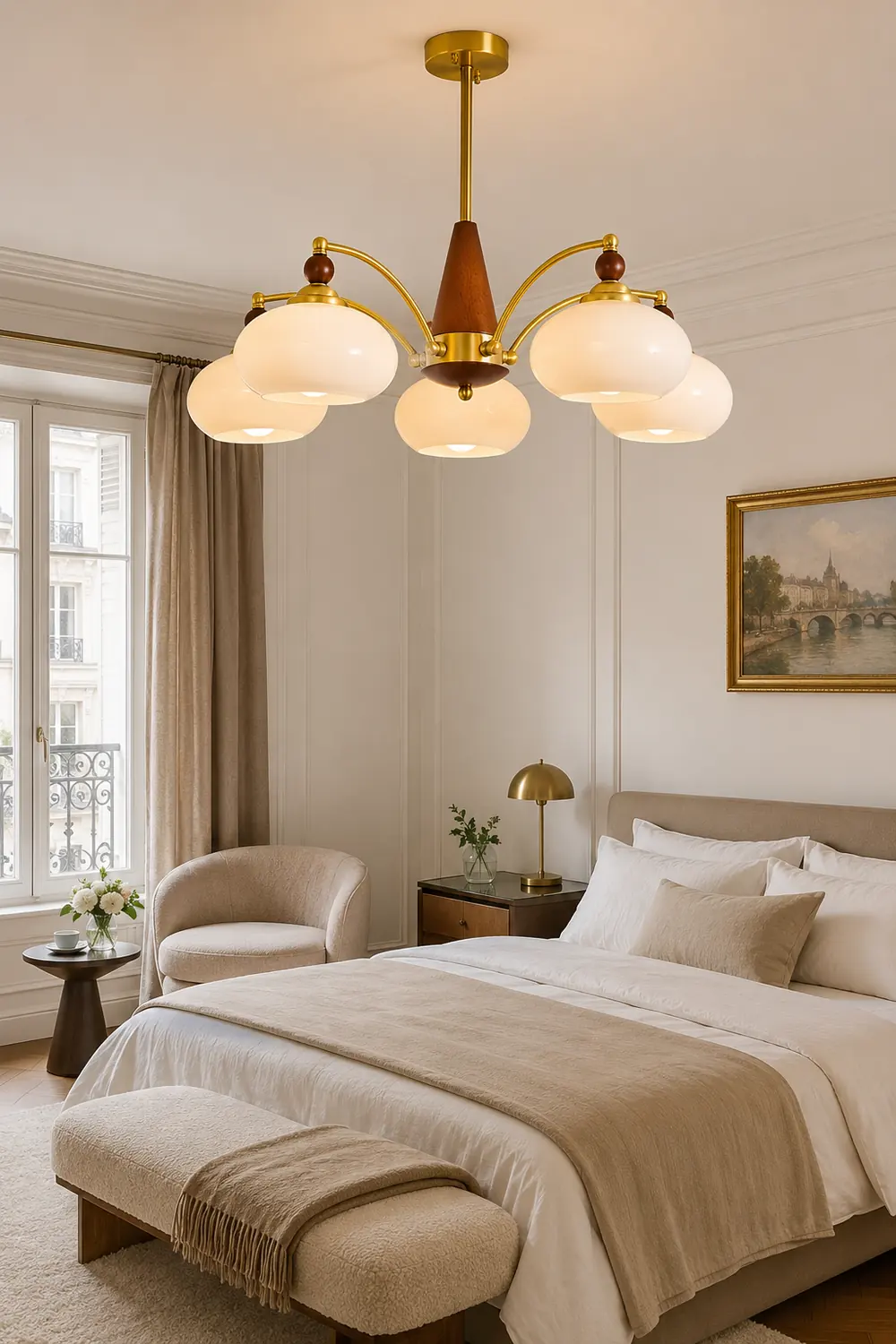 Tillary Wood Chandelier - Lumpaz
