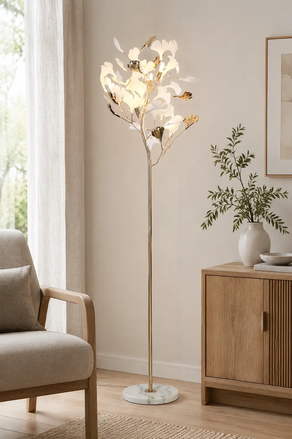 Gingko Floor Lamp - Lumpaz