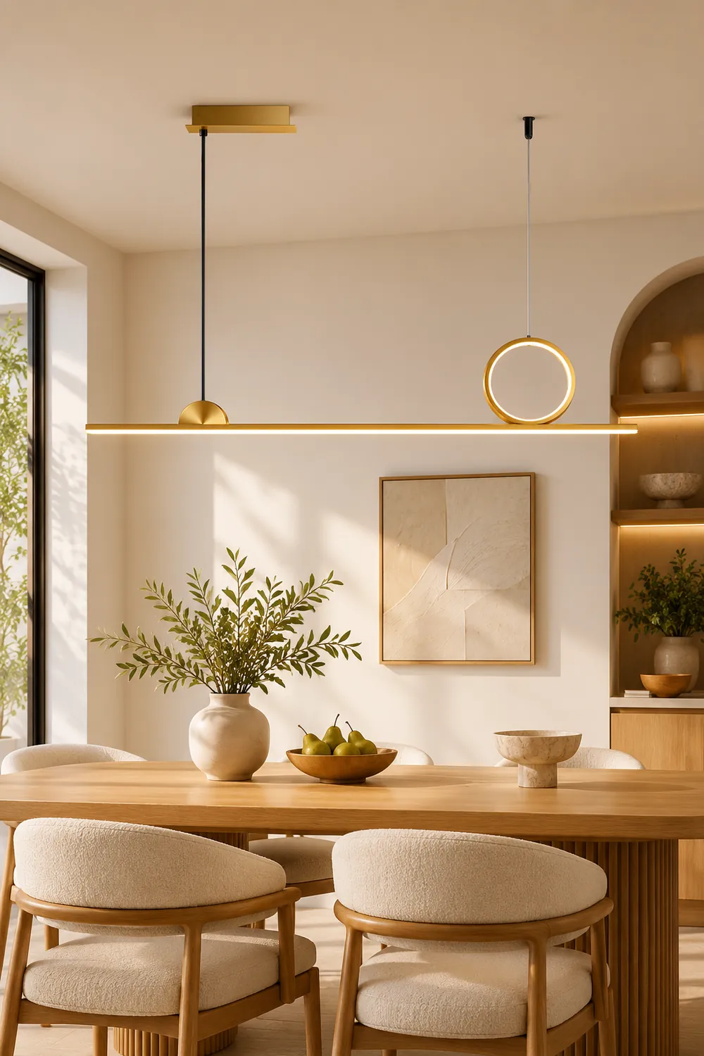 Circle Linear Pendant Lamp - Lumpaz