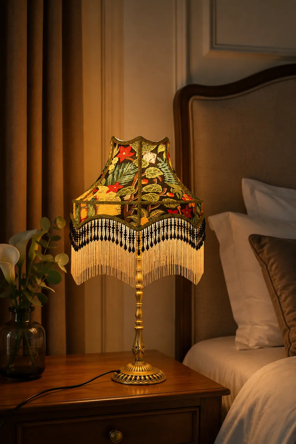 Retro Peony Table Light - Lumpaz