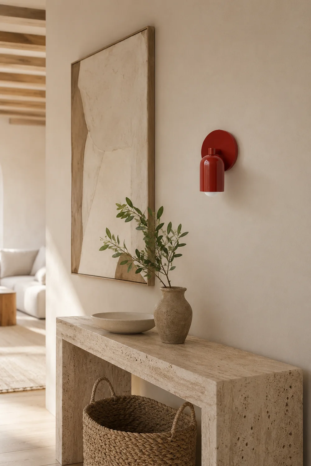 Simple Modern Small Stained Wall Sconce - Lumpaz