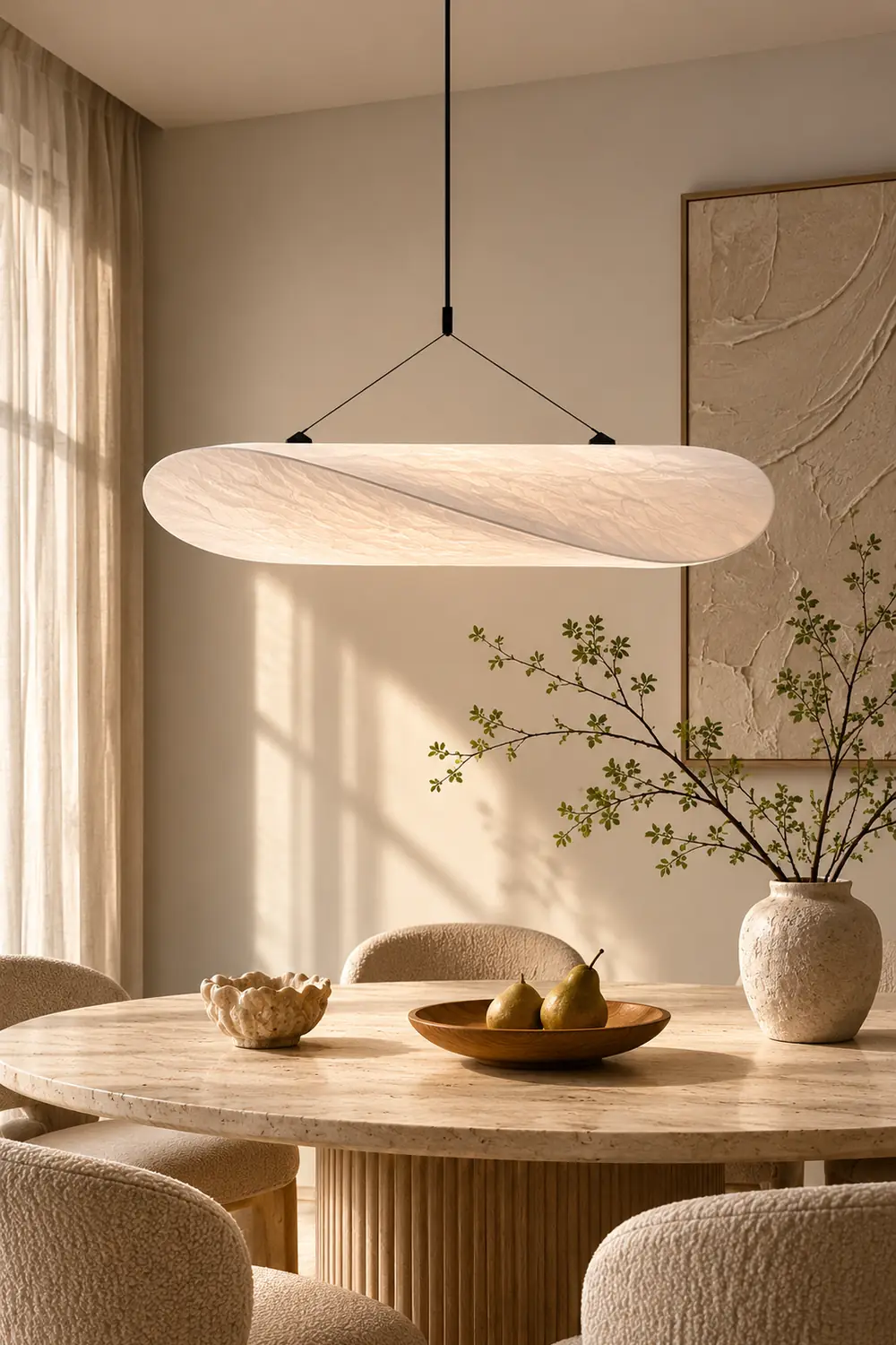 Tense Tyvek Pendant Lamp - Lumpaz