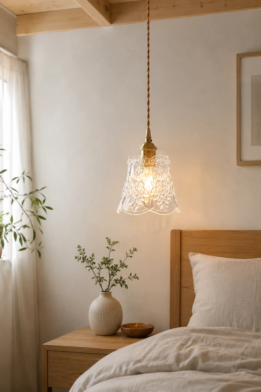 Flower Glass Pendant Lamp - Lumpaz