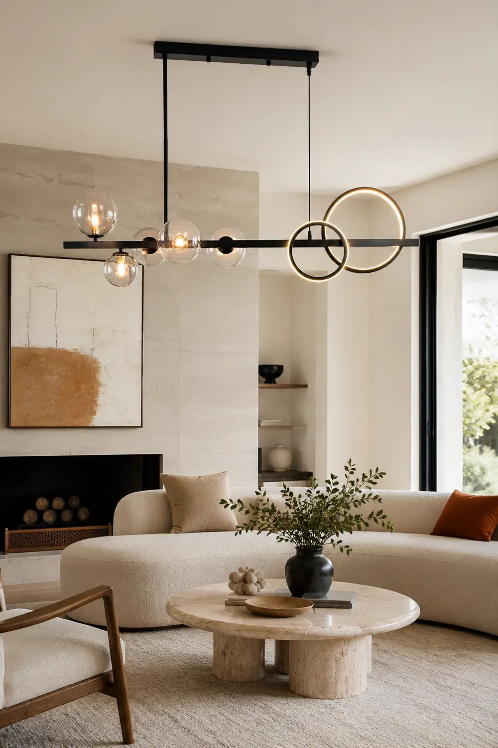 Bubi Glass Chandelier - Lumpaz