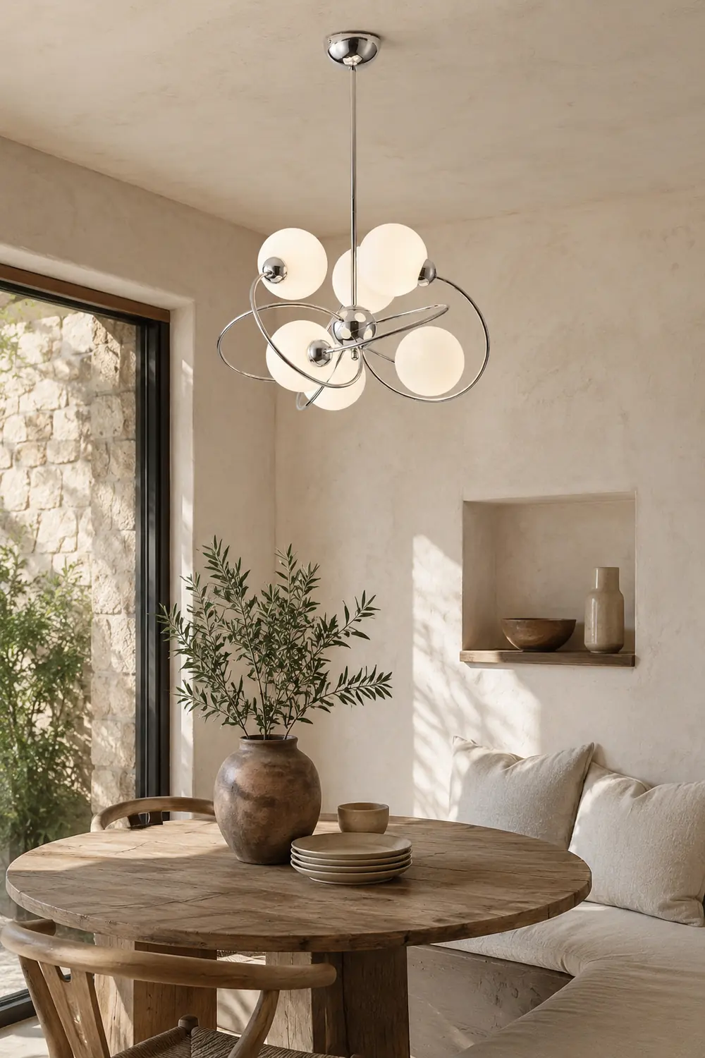 Sputnik Space Age Chandelier - Lumpaz