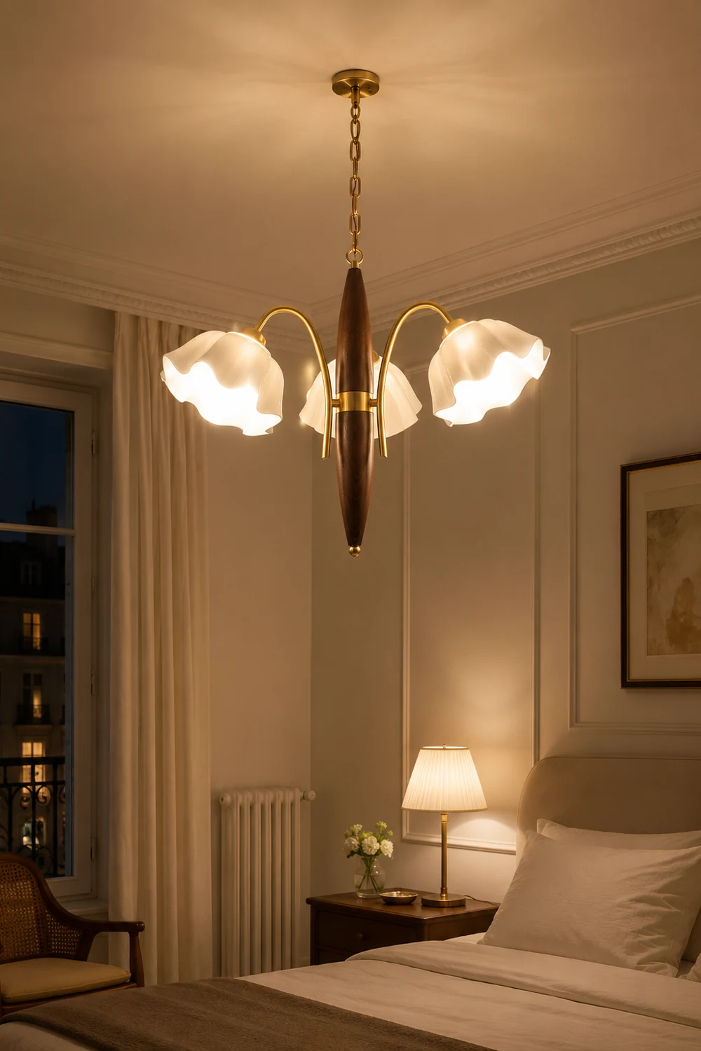 Olina Flower Ceramics Chandelier - Lumpaz
