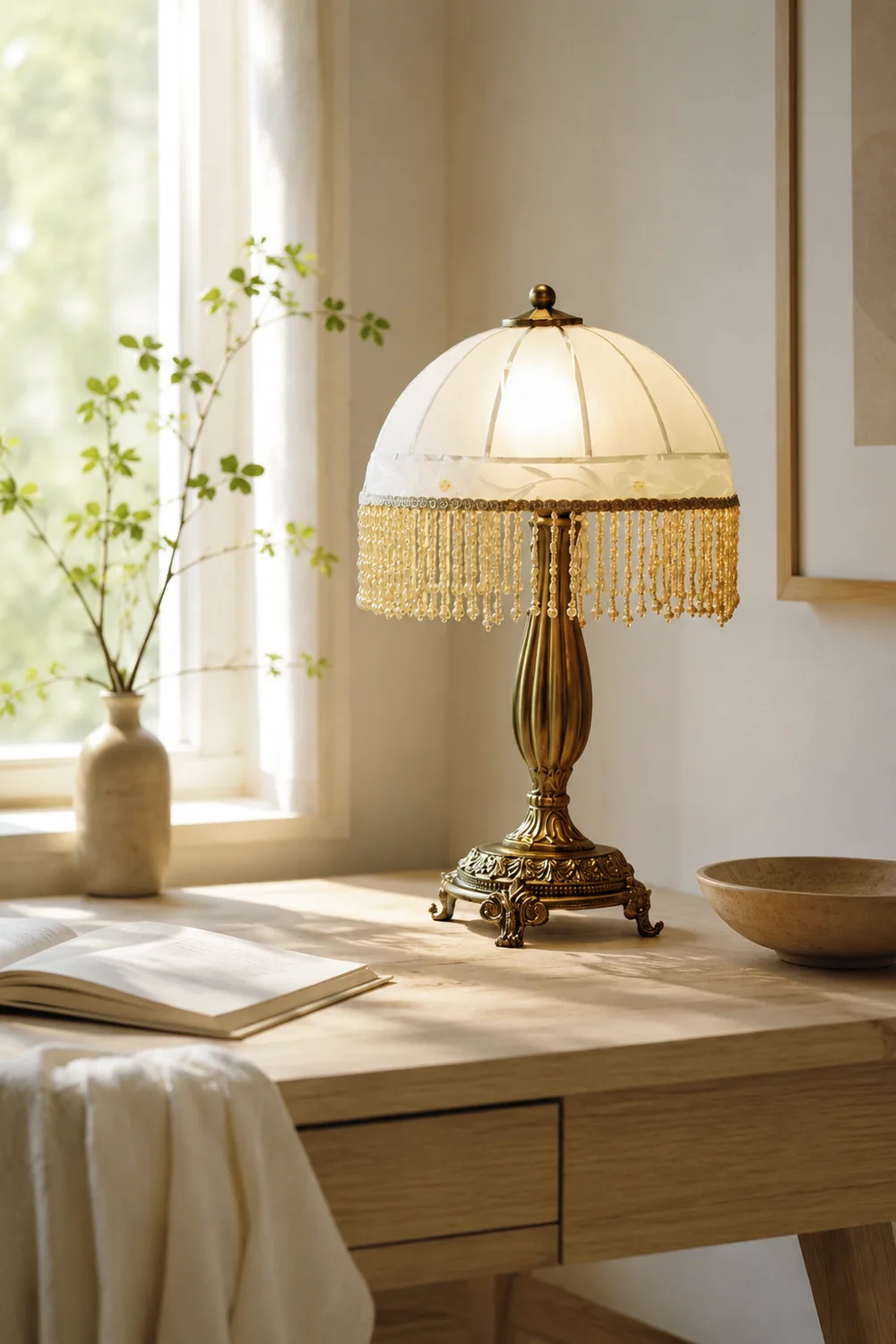 Tassel Flower Table Lamp - Lumpaz