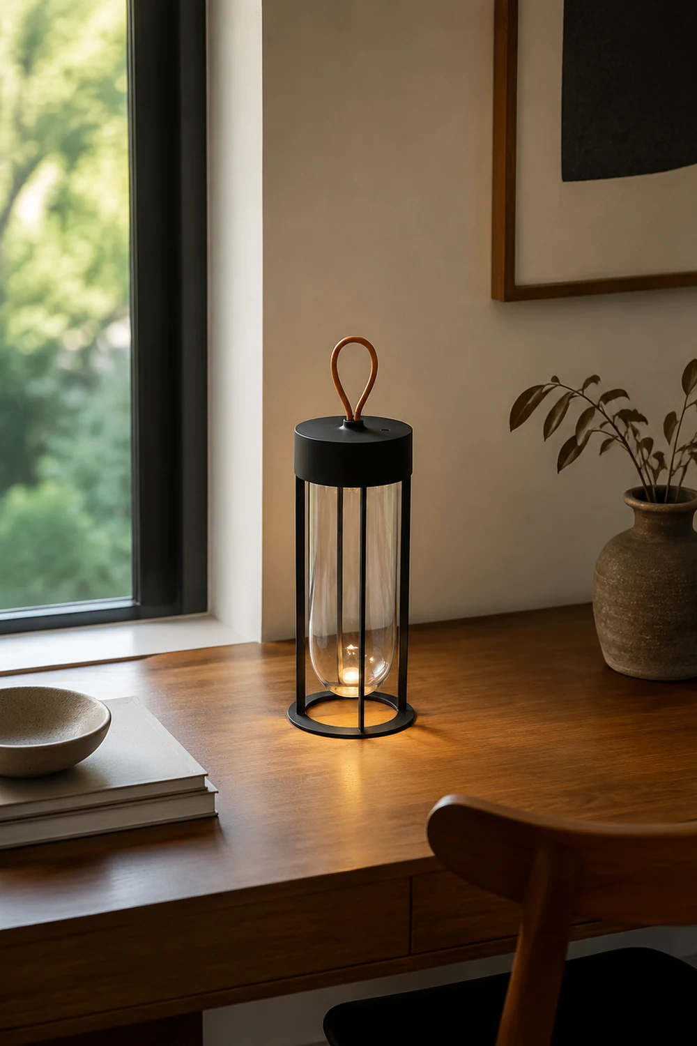 Vitro Built-in Battery Table Lamp - Lumpaz