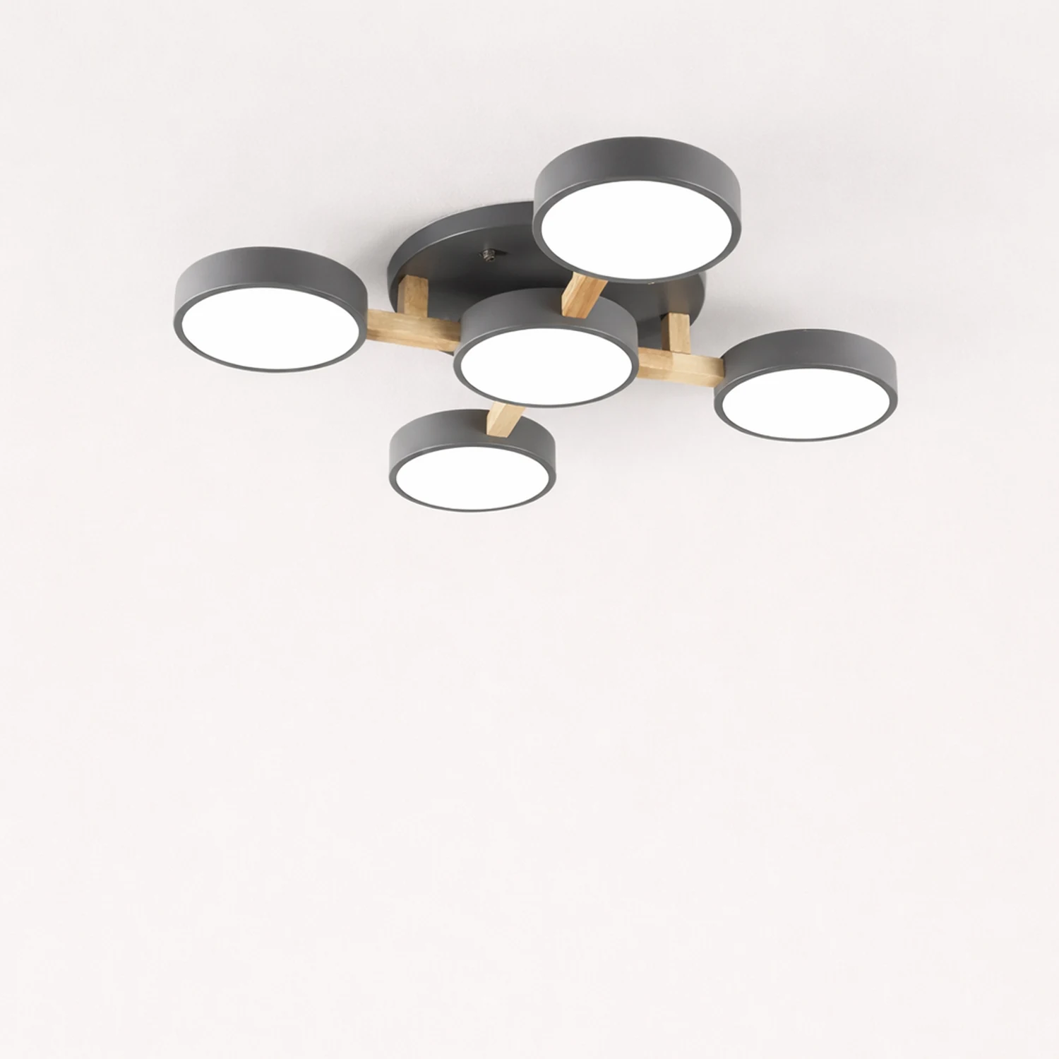 Contemporary Acrylic Multi-Heads Ceiling Light - Lumpaz