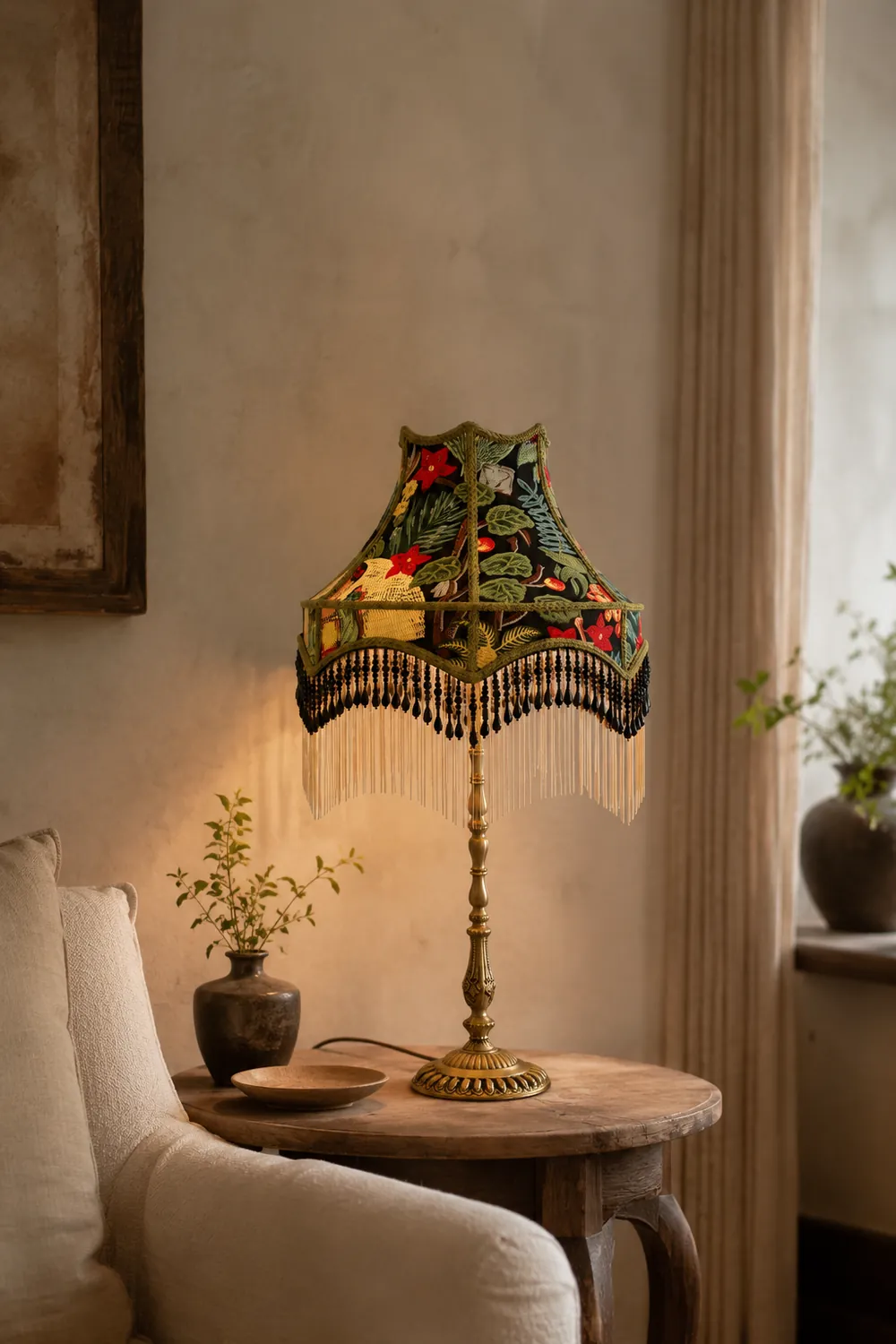 Retro Peony Table Light - Lumpaz