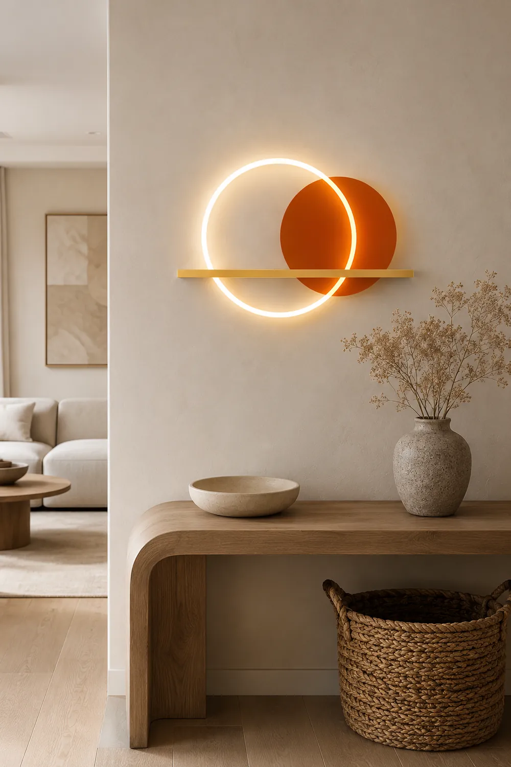 Round Cut Wall Lamp - Lumpaz