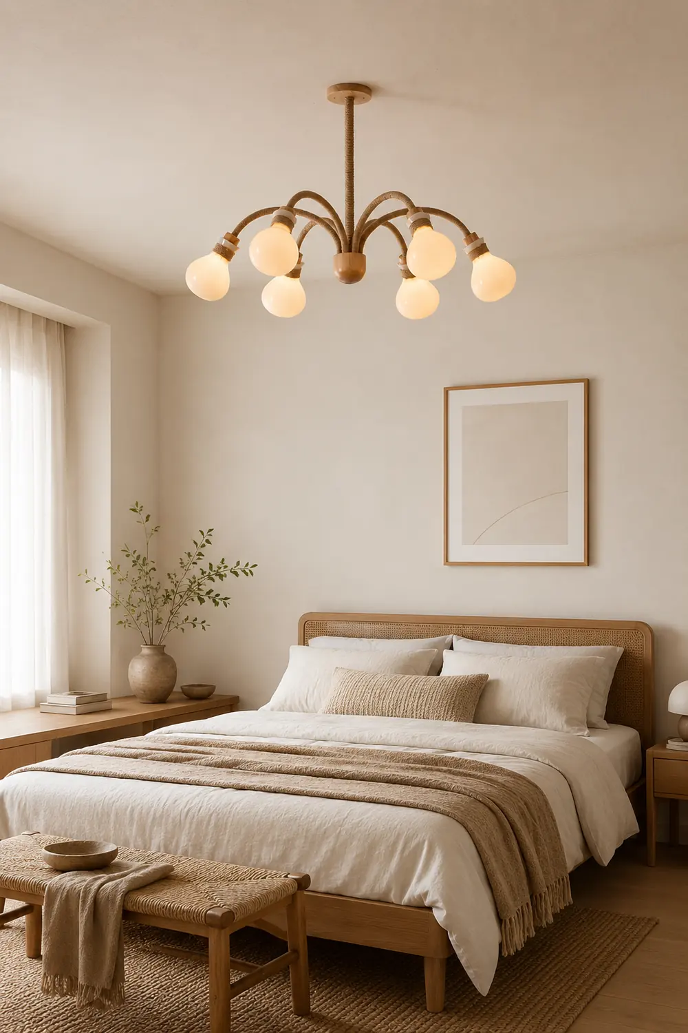 Hemp Rope Chandelier - Lumpaz