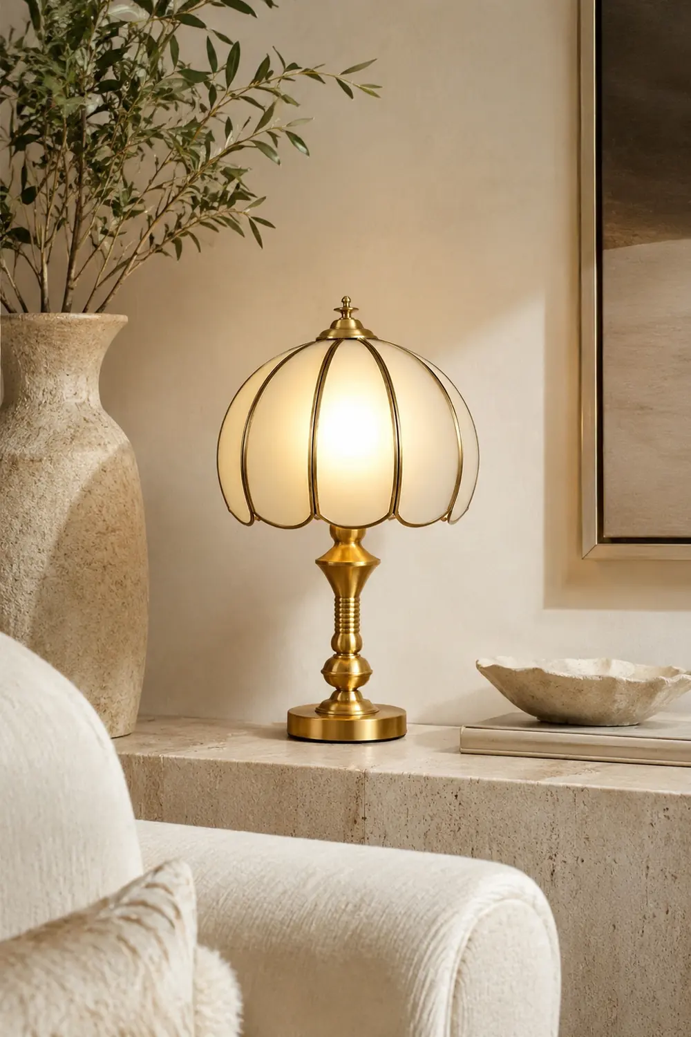 Tomyeus Brass Table Lamp - Lumpaz