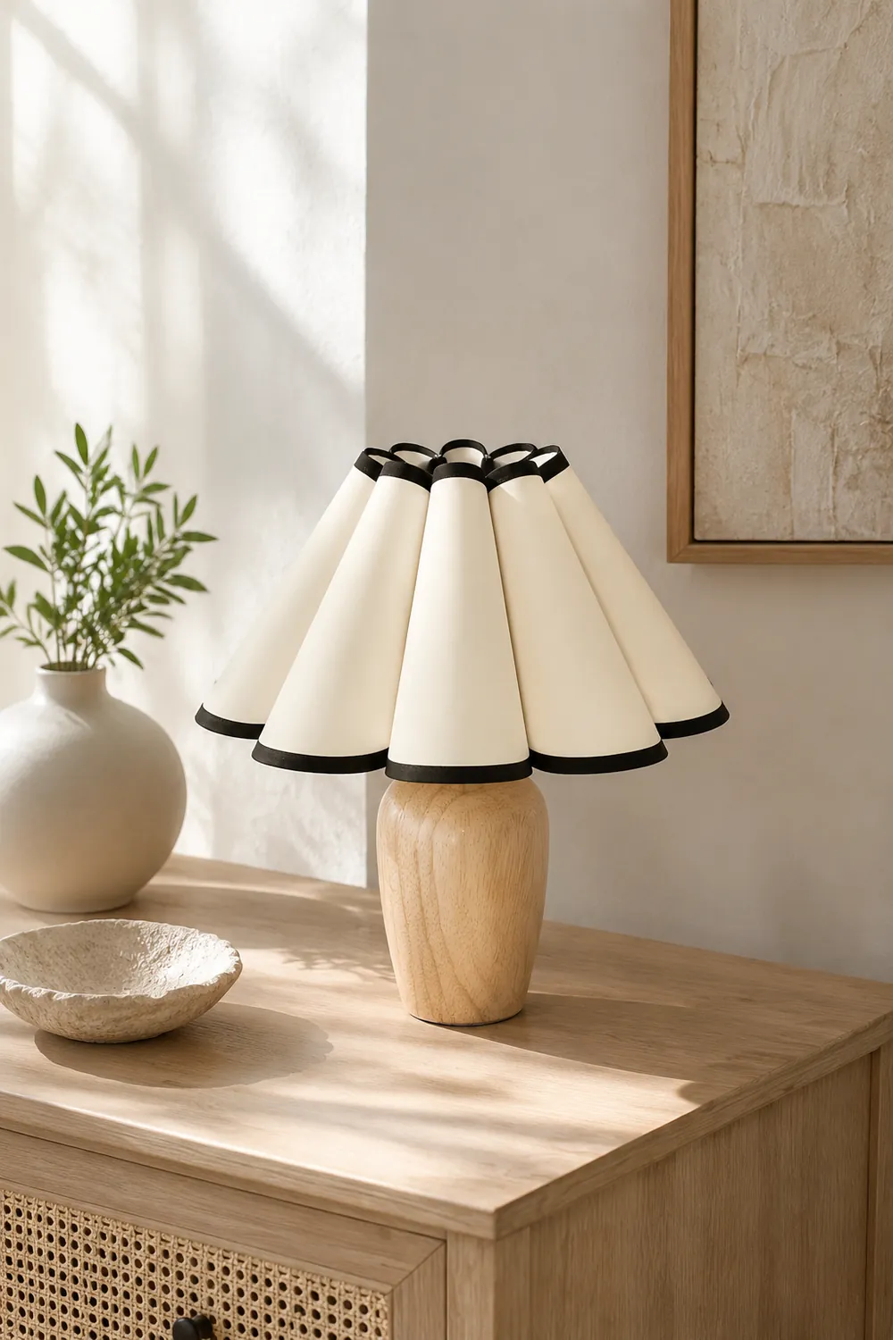 Vintage Fluted Table Lamp - Lumpaz