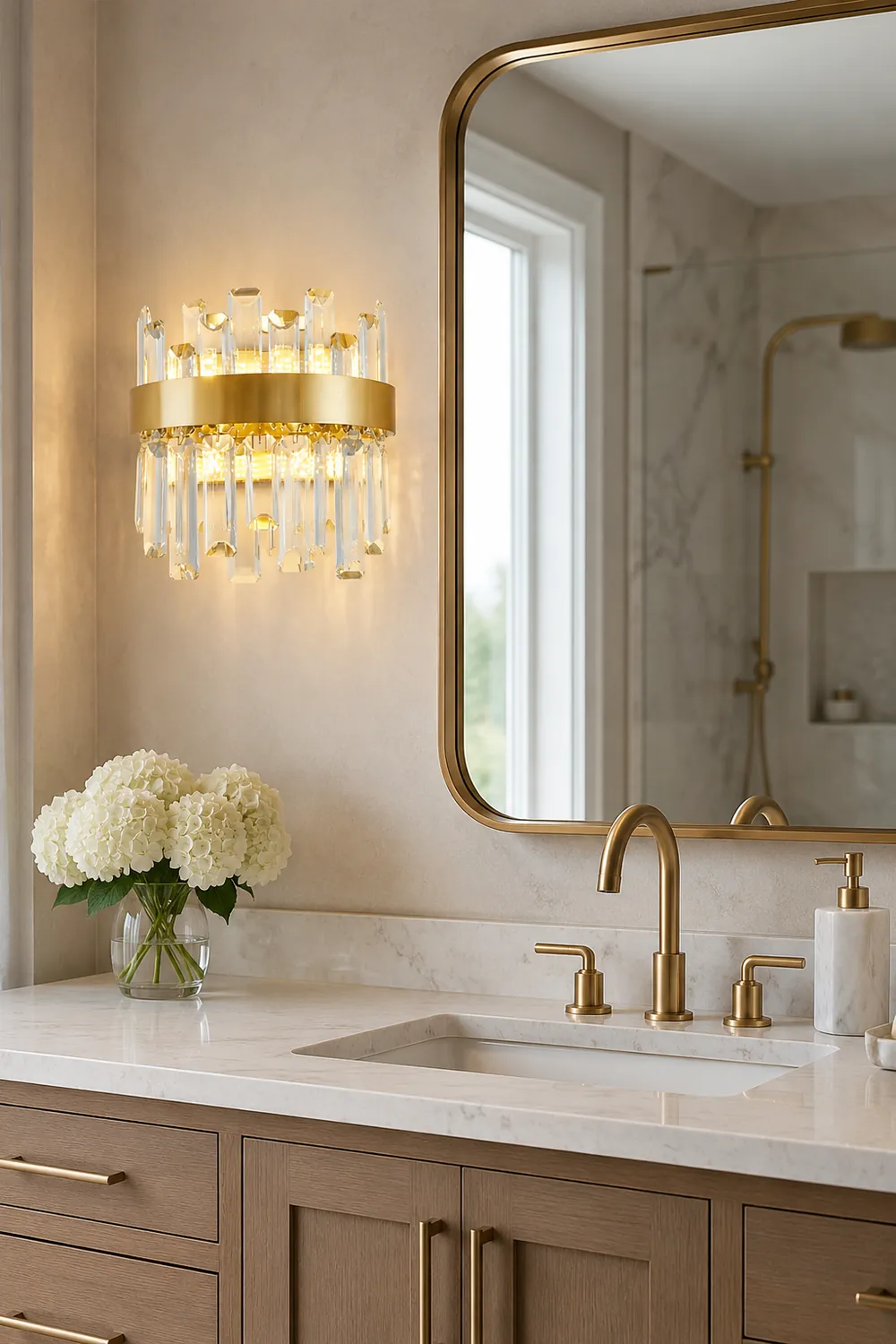 Crystal Statement Wall Lamp - Lumpaz