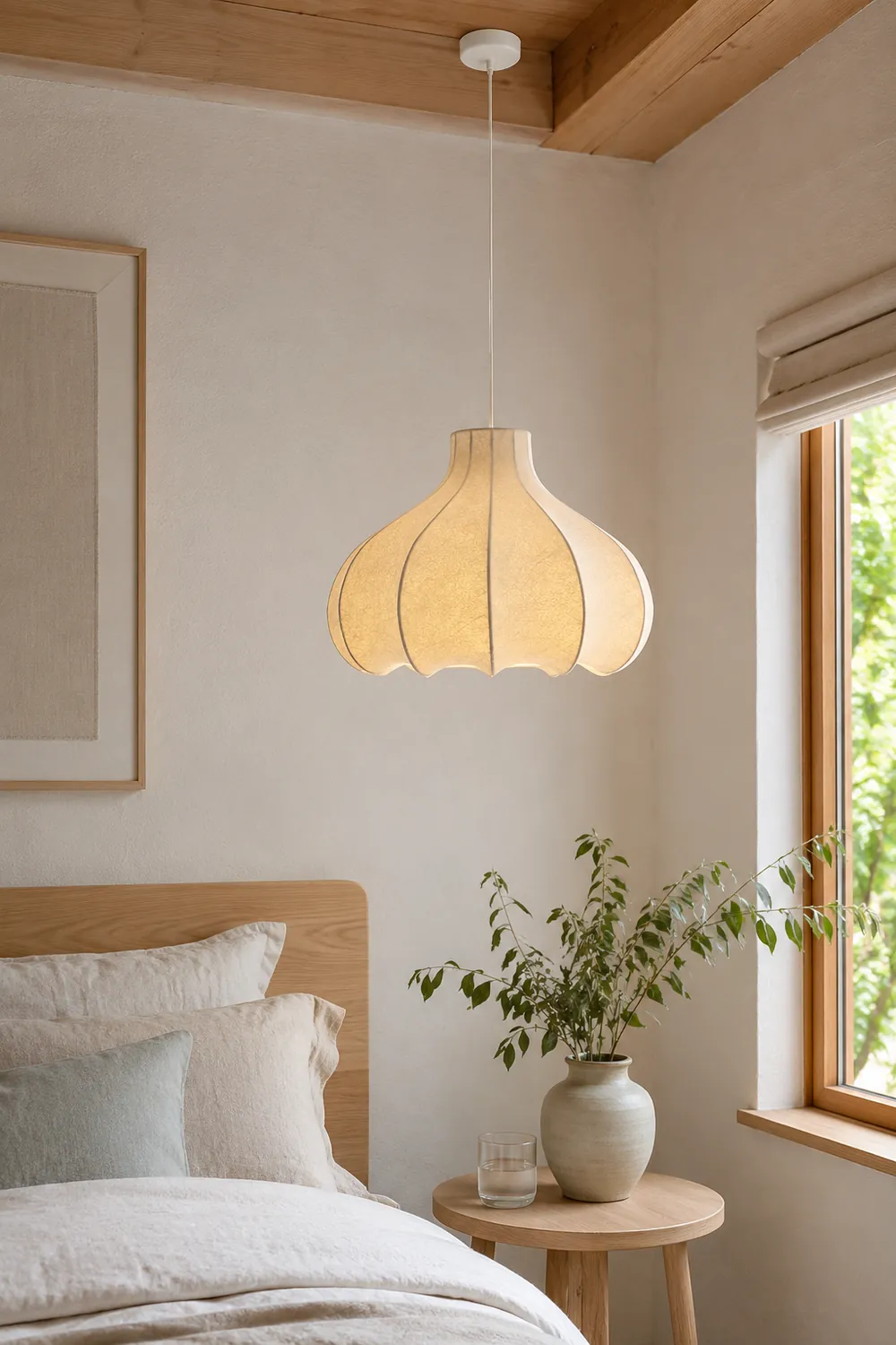 Cocoon Silk Pendant Lamp - Lumpaz