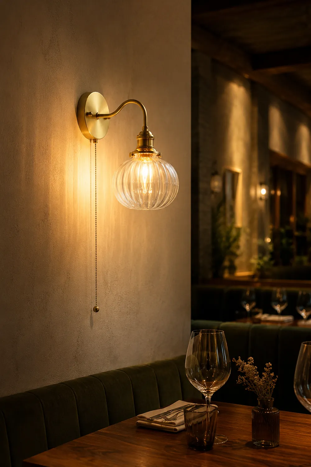 Wingbo Glass Wall Lamp - Lumpaz