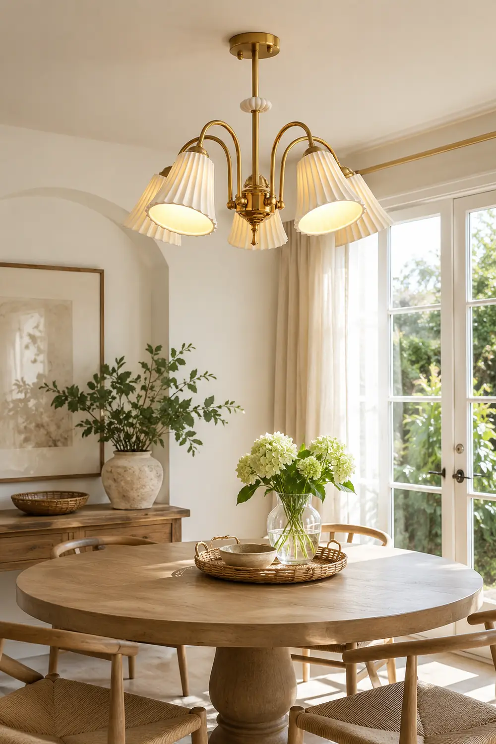 Asea Brass Chandelier - Lumpaz