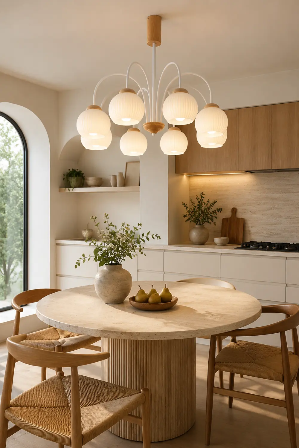 Molecural Wood Chandelier - Lumpaz