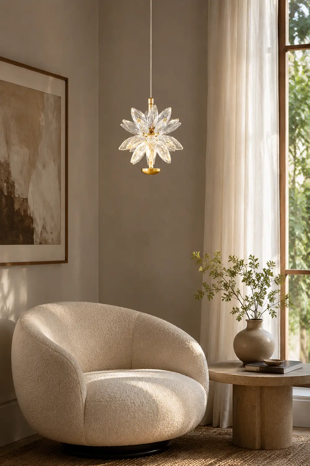Glam Flower Pendant Lamp - Lumpaz
