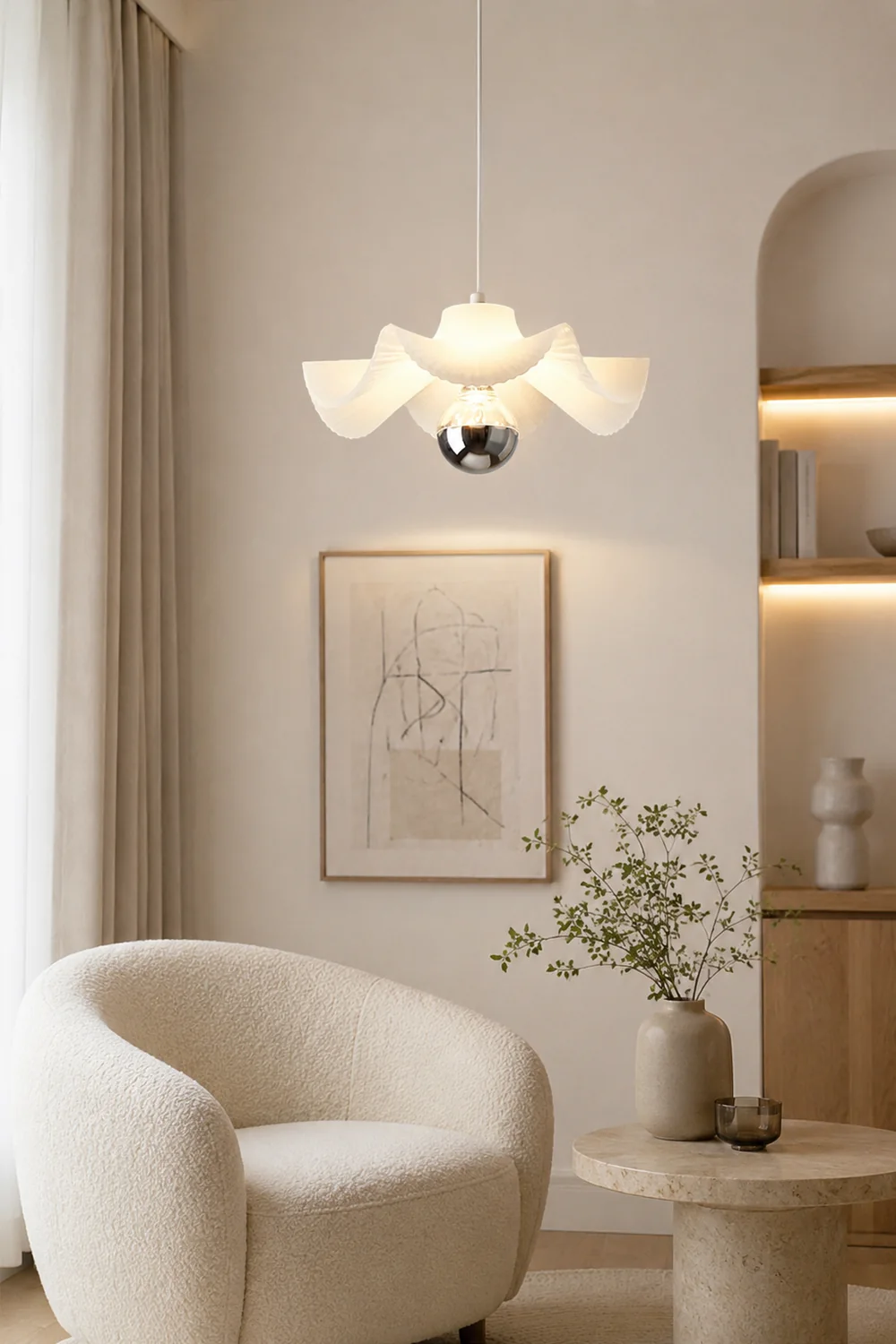 Pleated Pendant Lamp - Lumpaz