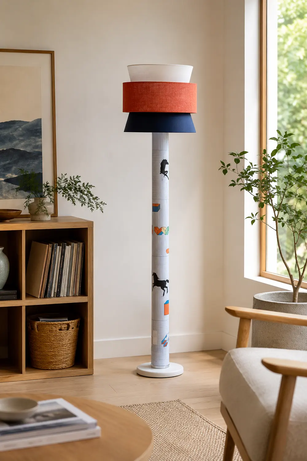 Striped Pony Floor Lamp - Lumpaz
