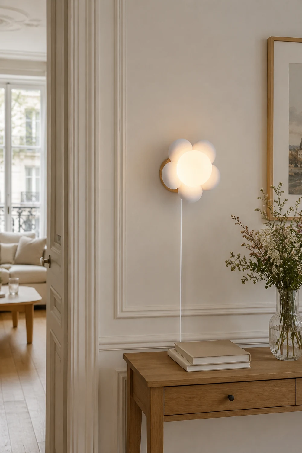Bloom Flower Plug In Wall Lamp - Lumpaz