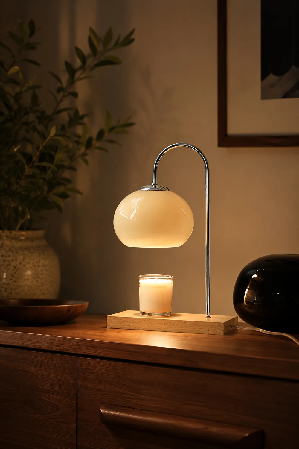 Pearl Candle Warmer Lamp - Lumpaz