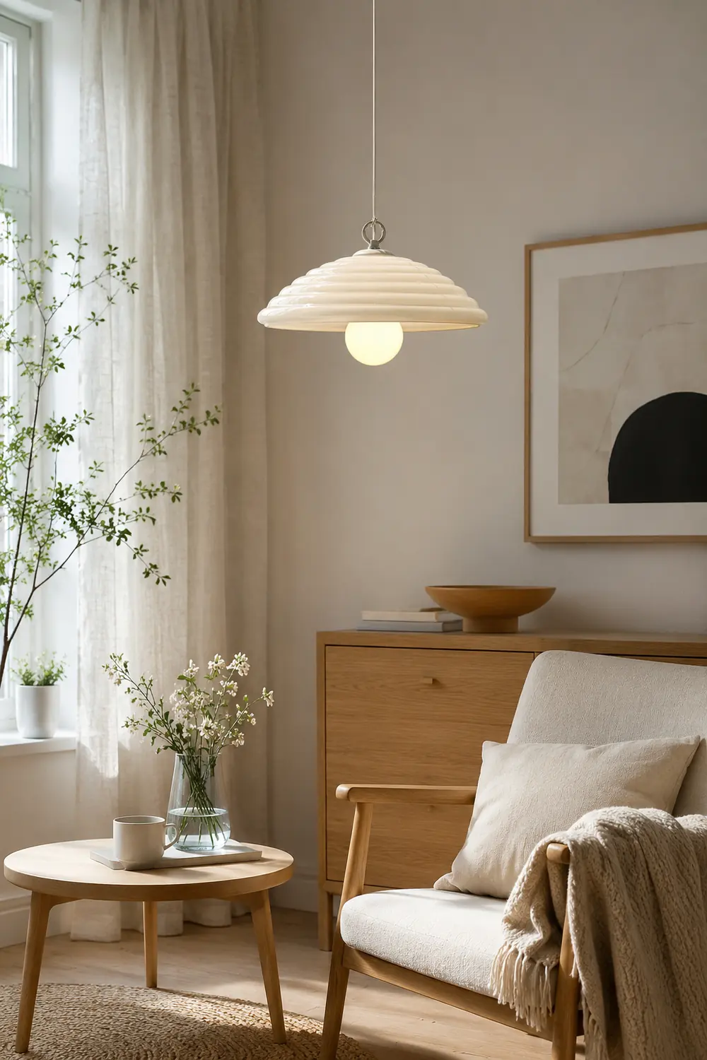 Wave Glass Pendant Lamp - Lumpaz