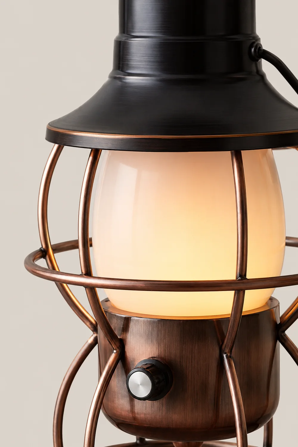 Railroad Lantern Table Lamp - Lumpaz