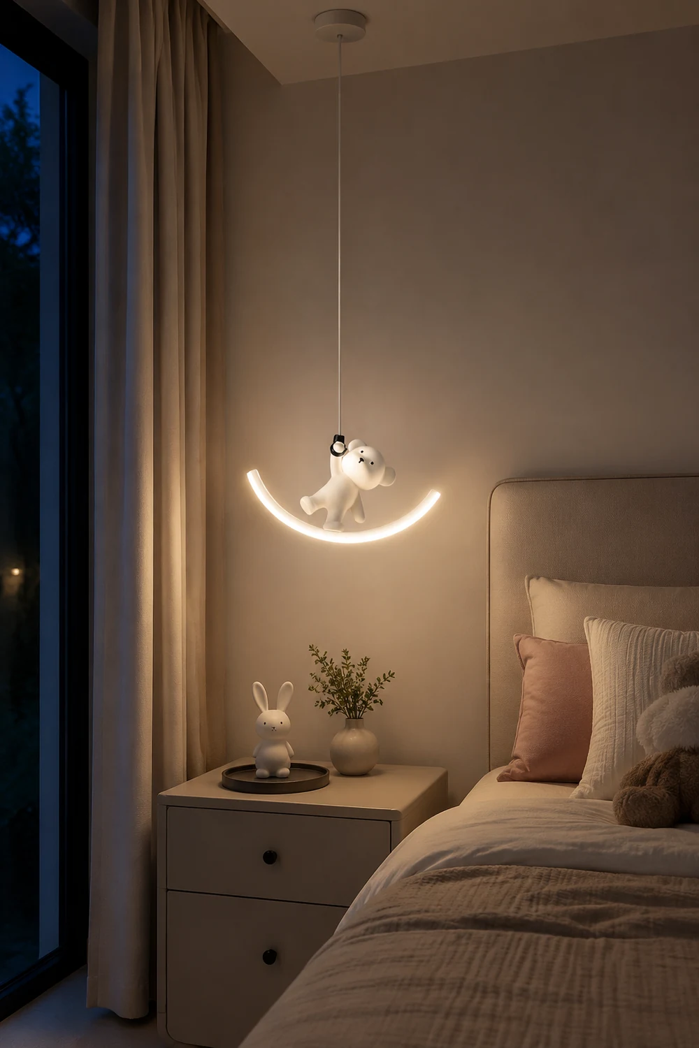Bear Resin Pendant Lamp - Lumpaz