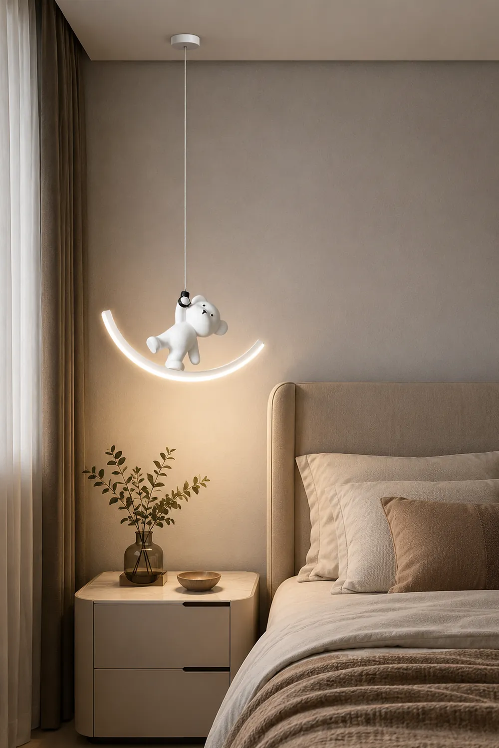 Bear Resin Pendant Lamp - Lumpaz