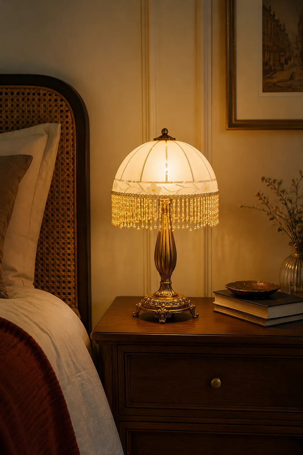Tassel Flower Table Lamp - Lumpaz