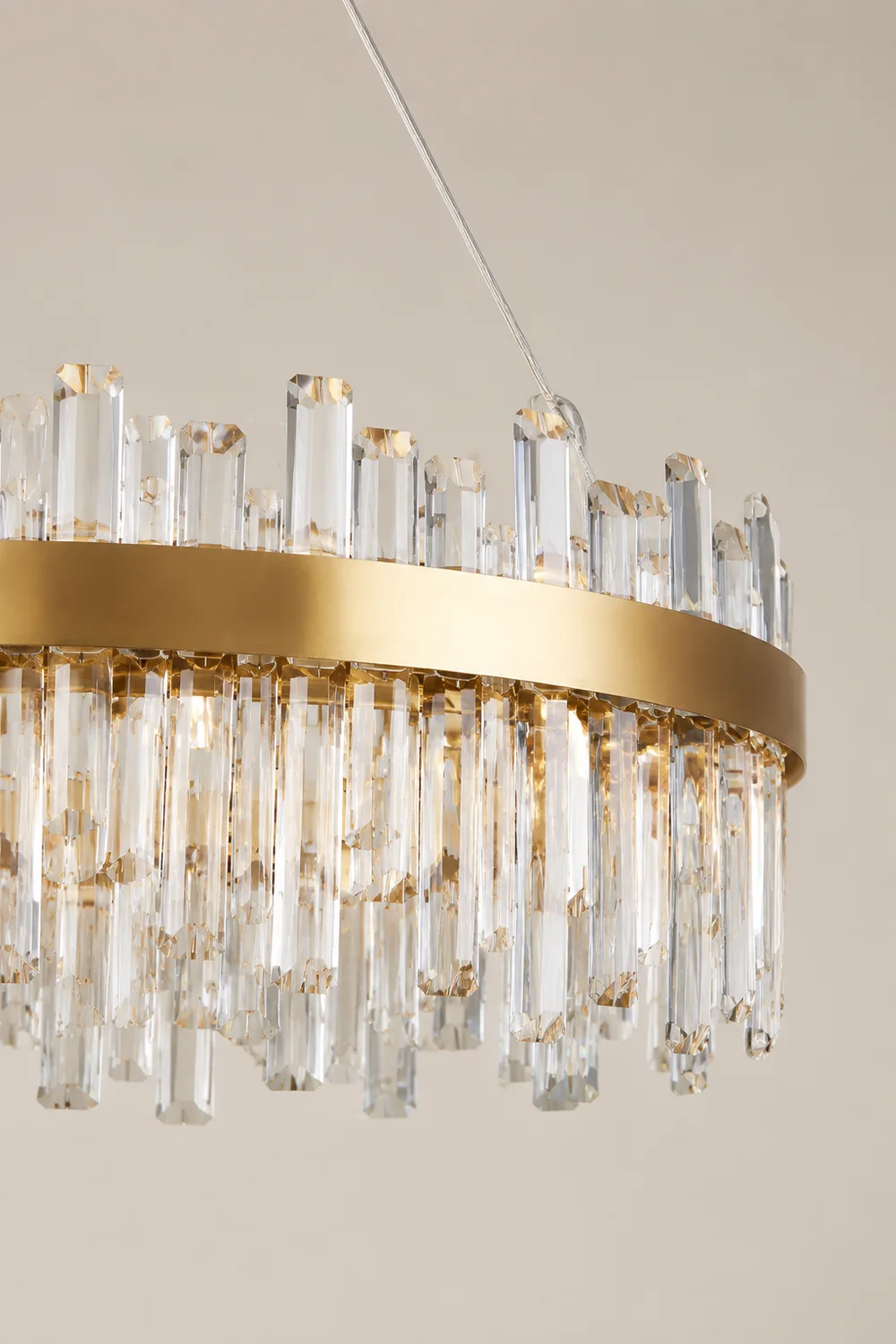 Crystal Statement Chandelier - Lumpaz