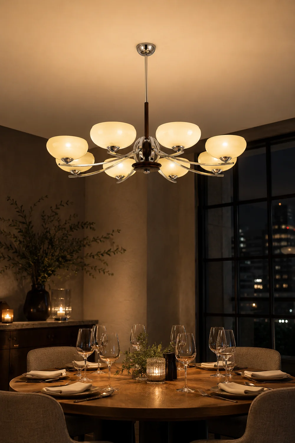 Ryttenberg Glass Chandelier - Lumpaz