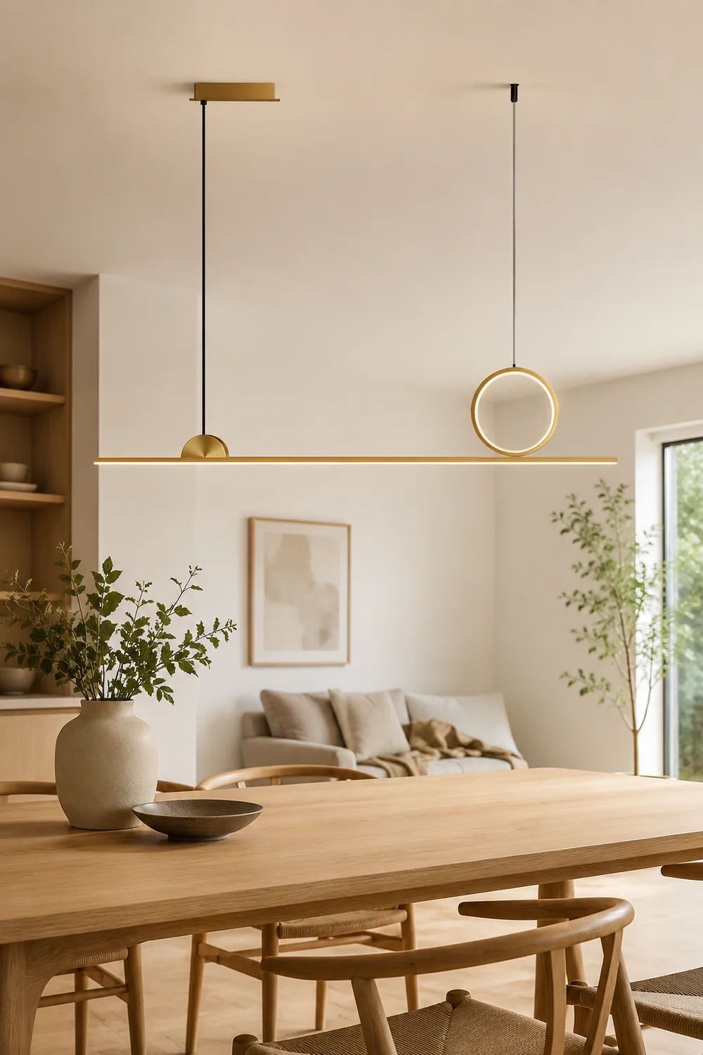 Circle Linear Pendant Lamp - Lumpaz