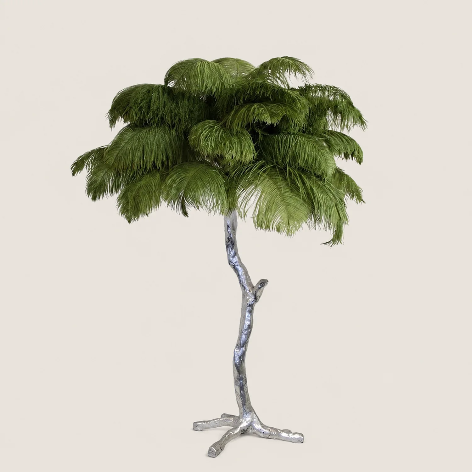 Ostrich Feather Table Lamp - Lumpaz