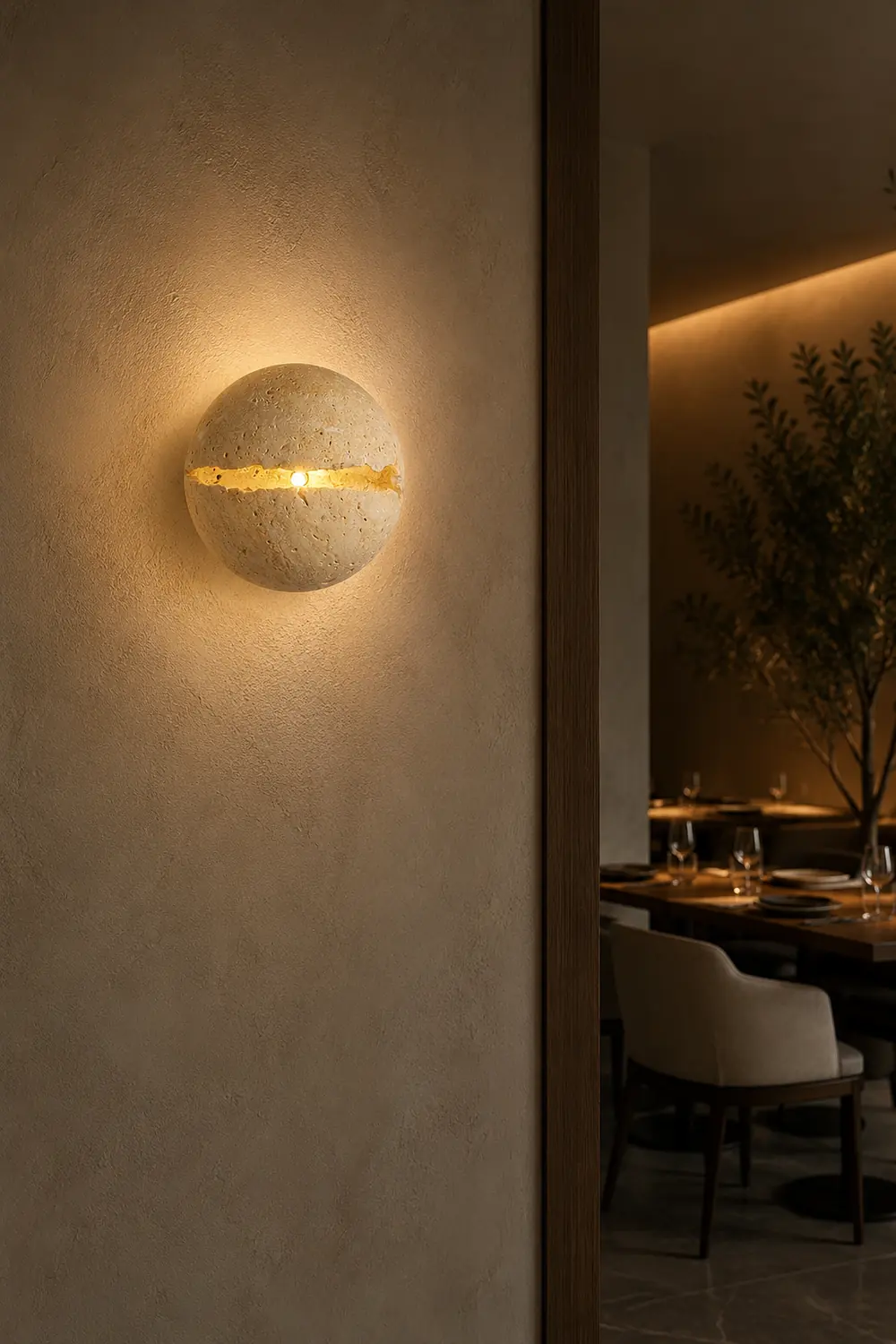 Round Crack Wall Lamp - Lumpaz