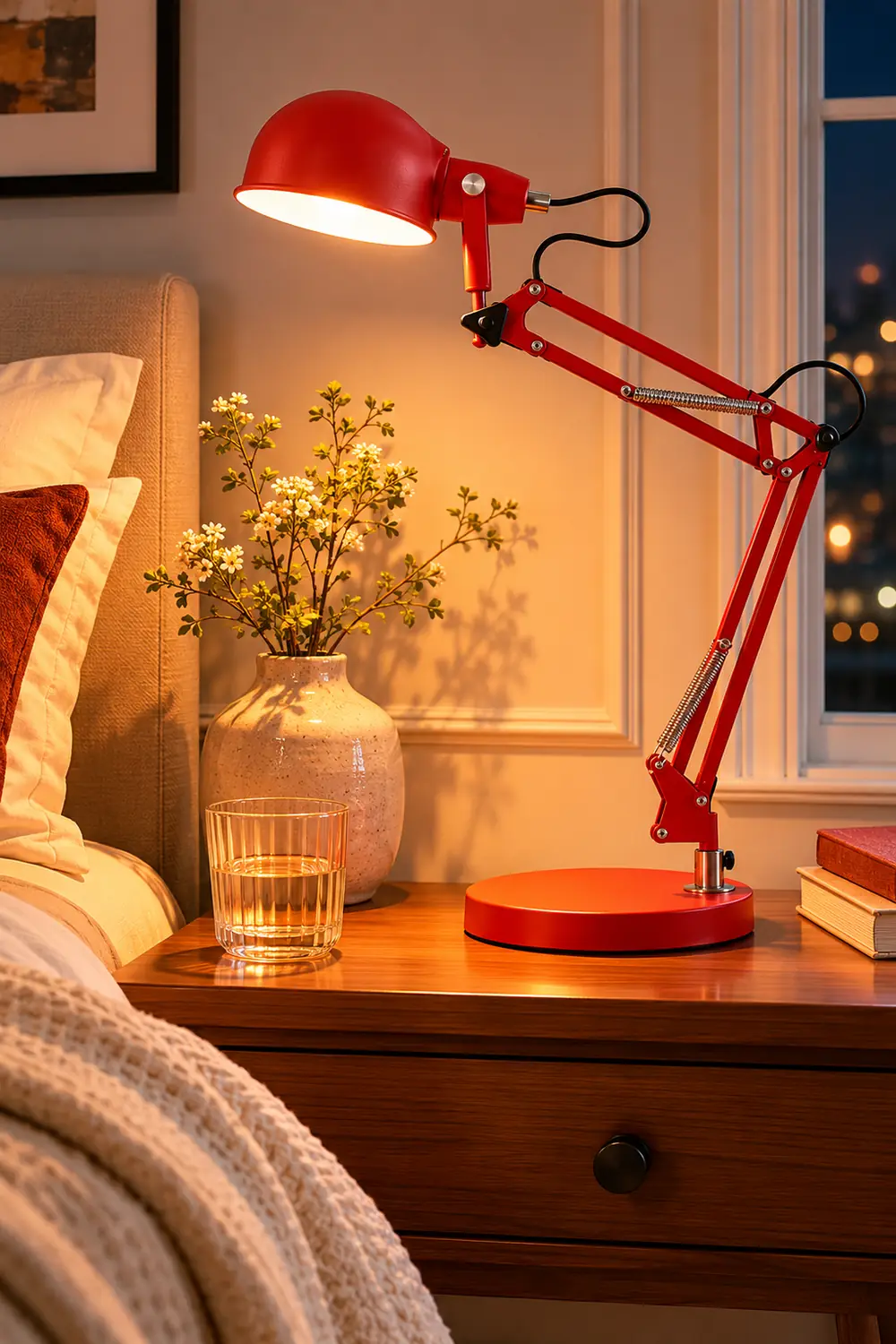 Kaiser Red Table Lamp - Lumpaz