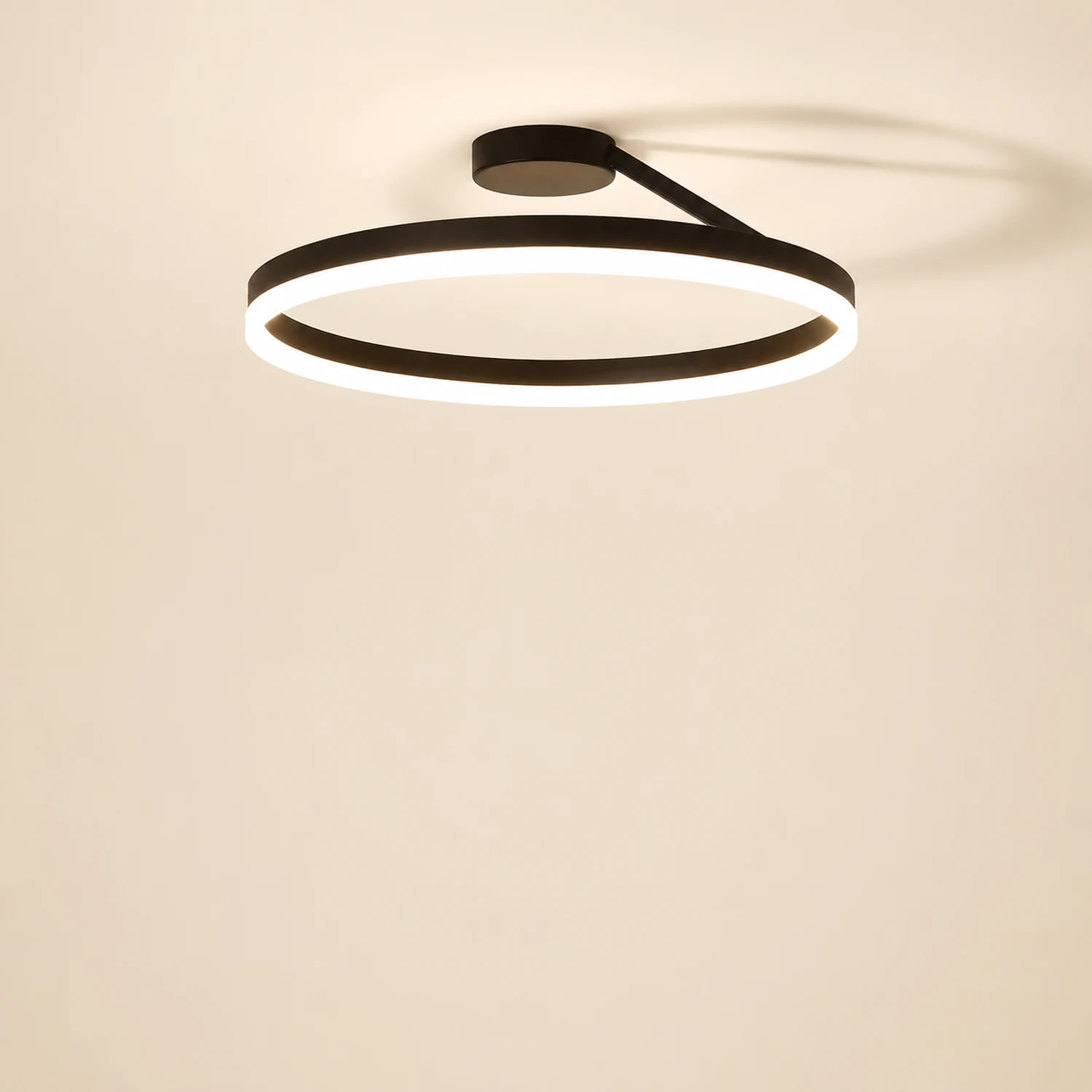 Nordic LED Geometry Circle Ceiling Light - Lumpaz