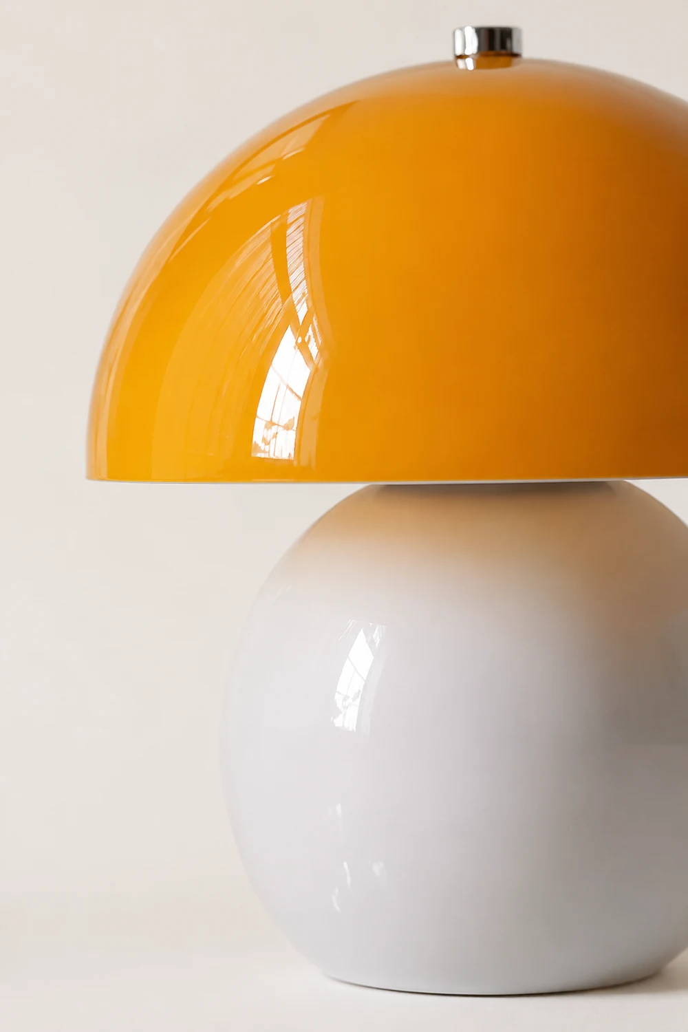 Mushroom Ceramic Built-in Battery Table Lamp - Lumpaz