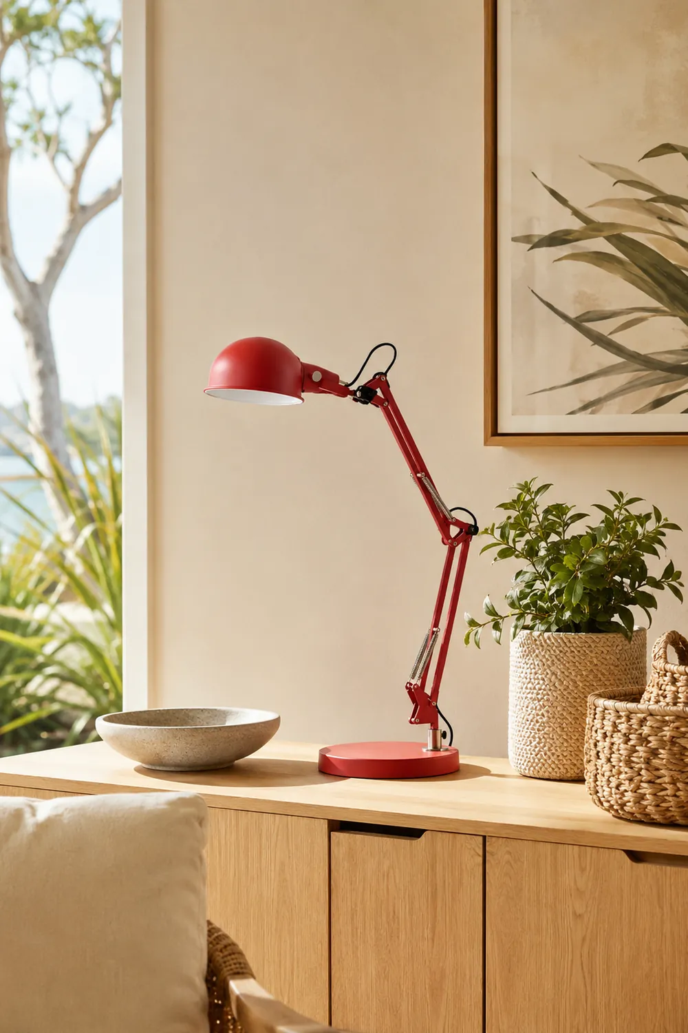 Kaiser Red Table Lamp - Lumpaz