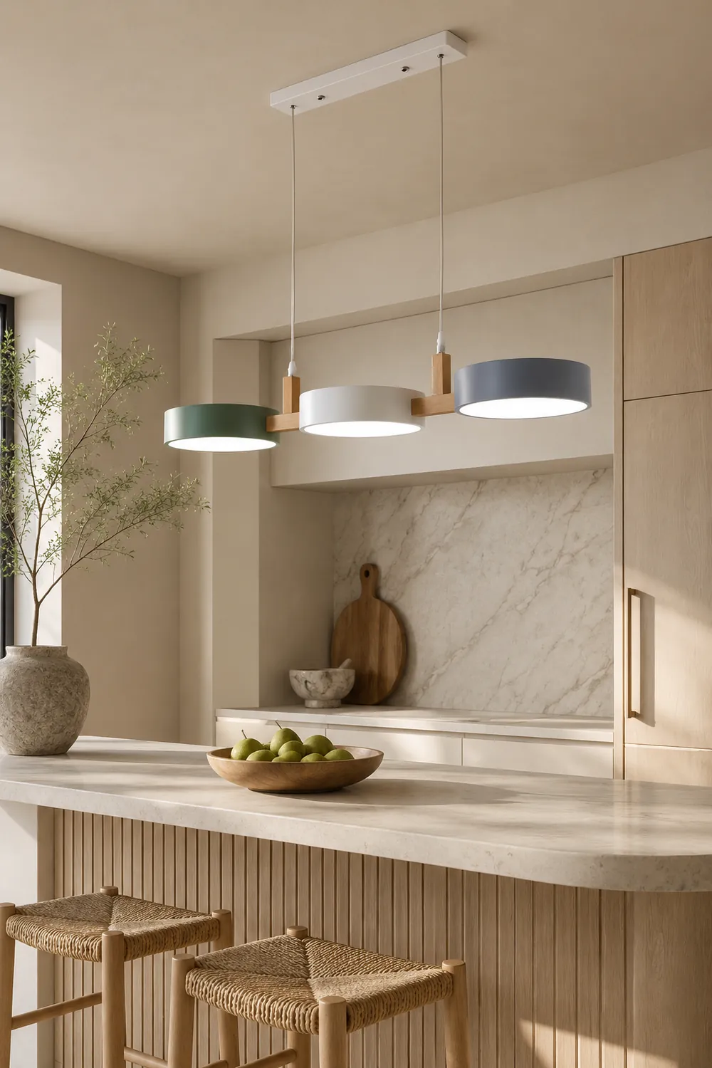 Modern Three Heads Creative Pendant Light - Lumpaz