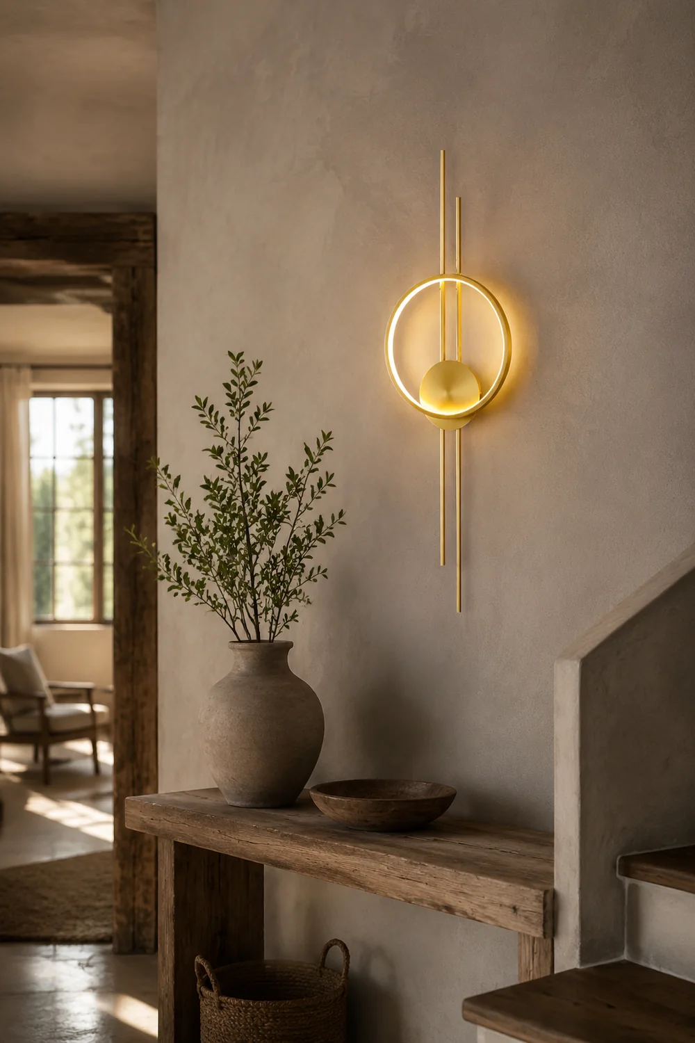 Circle And Line Wall Lamp - Lumpaz