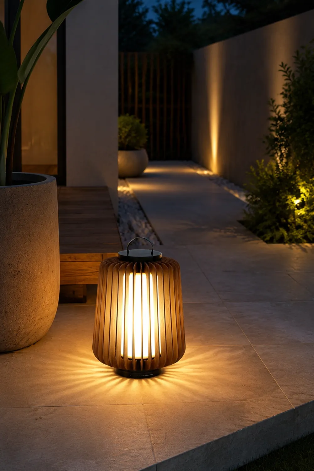 Legno Outdoor Table Lamp - Lumpaz