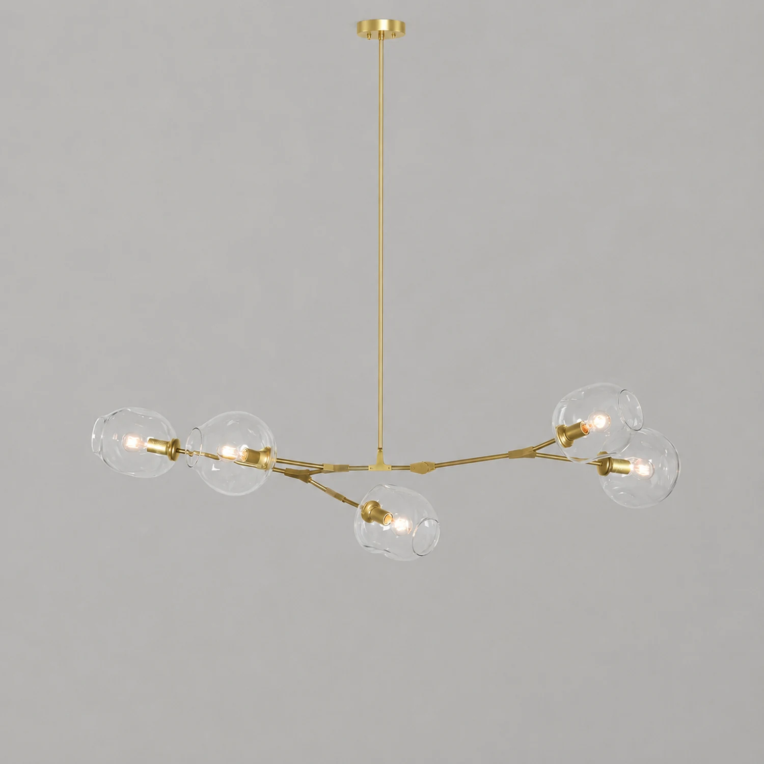 Perry Globe Horizontal Chandelier - Lumpaz