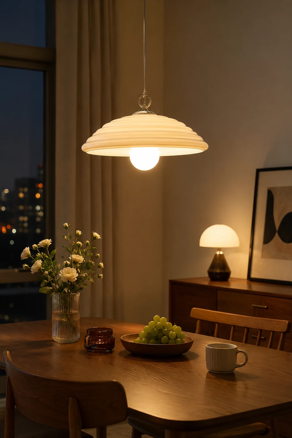Wave Glass Pendant Lamp - Lumpaz