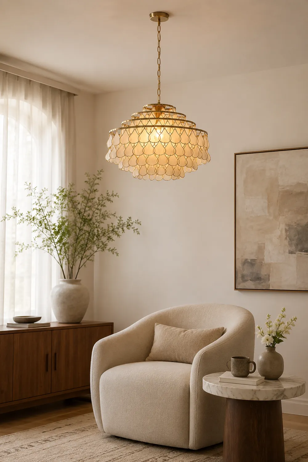Vivant Shell Pendant Lamp - Lumpaz